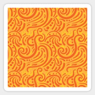 Seamless Tile Pattern - Modern Abstract Paisely Magnet